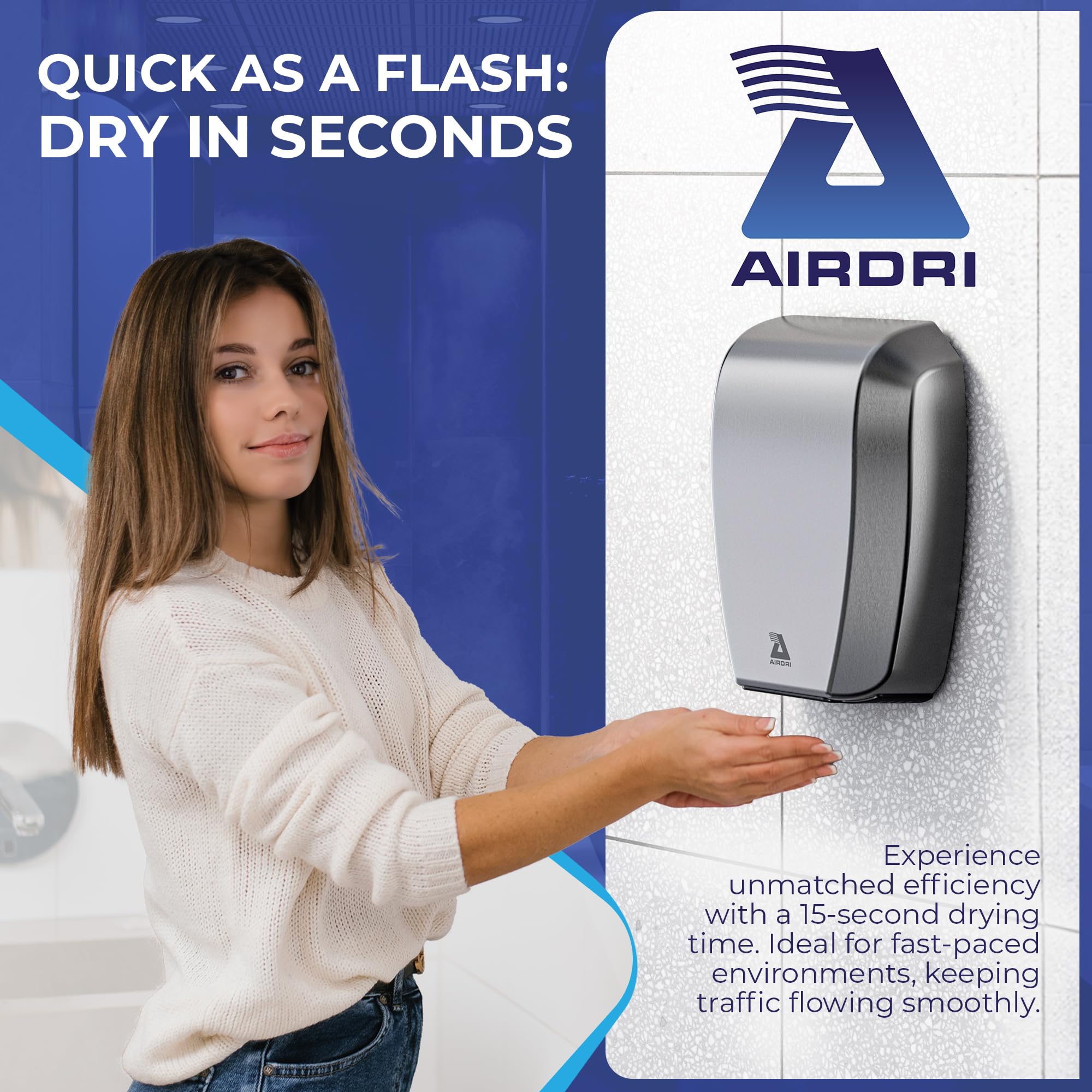 Amazon.com: AirDri CompactDRI Automatic Hand Dryer | ADA Compliant